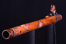 Kauri Native American Flute, Minor, Mid G-4, #H22D